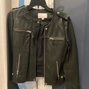 Women’s Black Leather Jacket